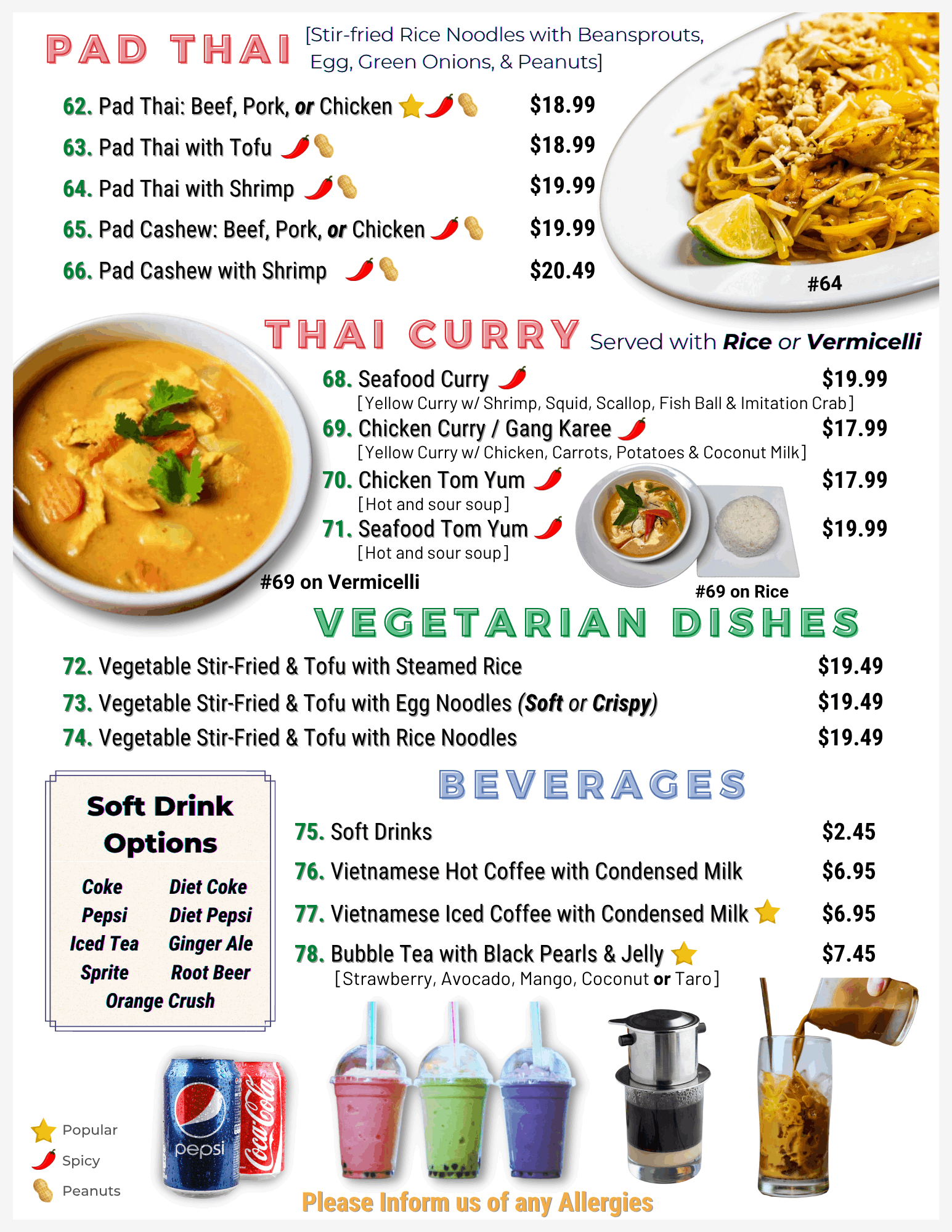 Pho Tasty Menu 2025 - Page 3
