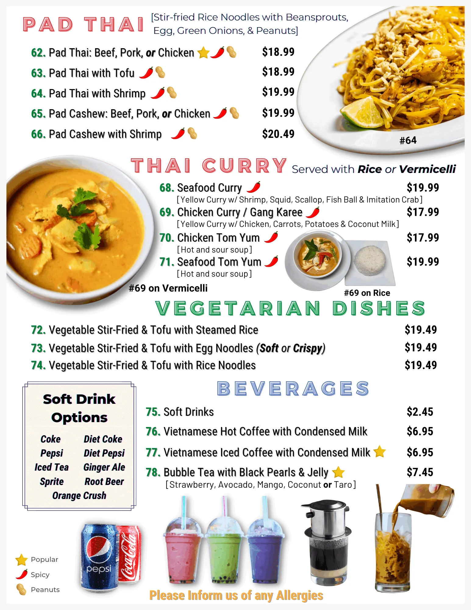 Pho Tasty Menu 2025 - Page 3